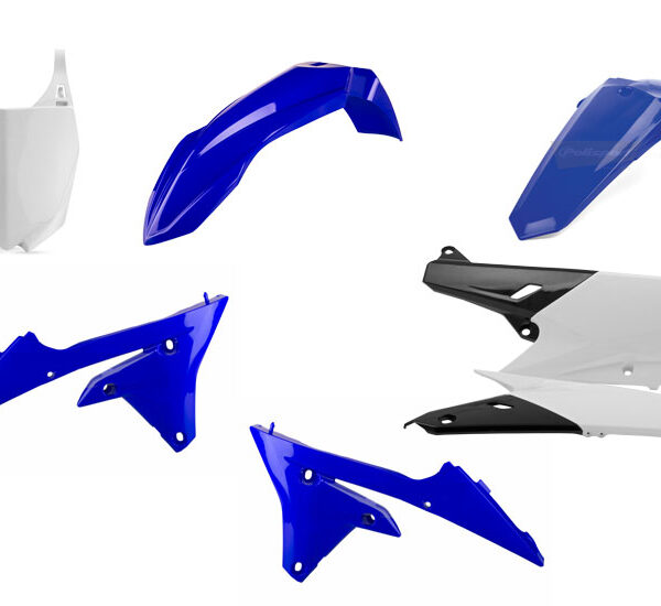 Kit plastiche POLISPORT Yamaha YZ F 2014–2018 blu bianco