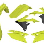 Kit plastiche POLISPORT Suzuki RMZ 2018–2019 giallo fluo