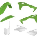 Kit plastiche POLISPORT Kawasaki KX 250 F 2017–2020 verde bianco