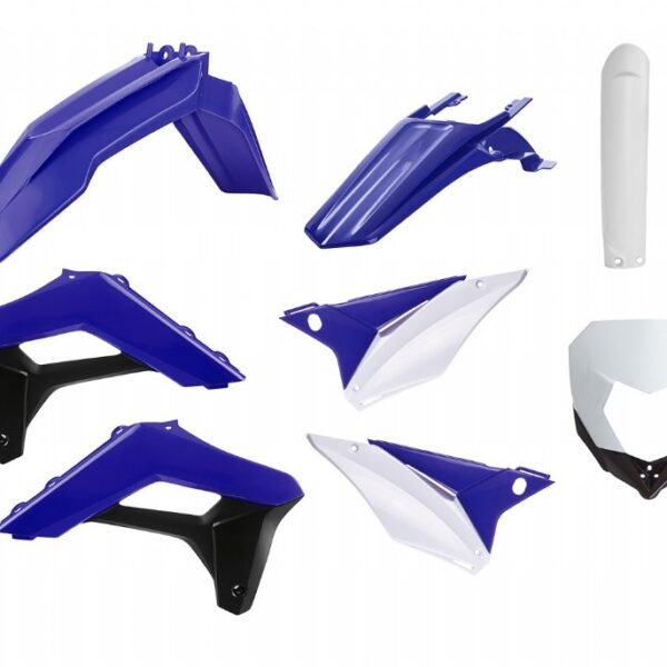 Kit plastiche POLISPORT Sherco SE SEF-R 2018–2023 blu bianco