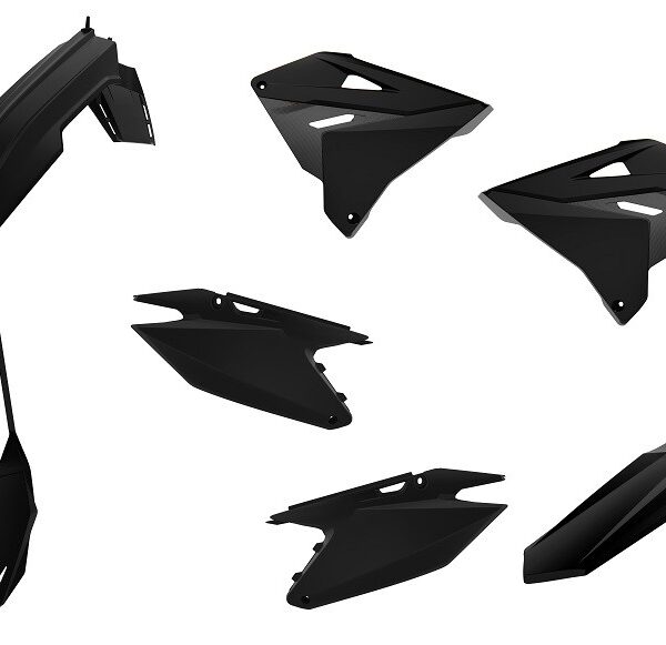 Kit plastiche restyling POLISPORT Suzuki RM 2001–2012 nero