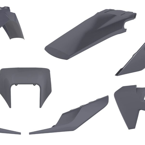 Kit plastiche POLISPORT Husqvarna FE TE 2020–2023 nardo grey