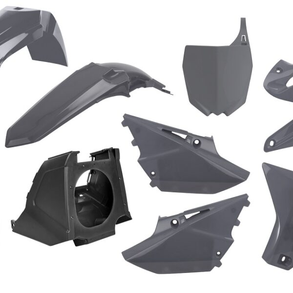 Kit plastiche restyling POLISPORT Yamaha YZ 2002–2014 nardo grey