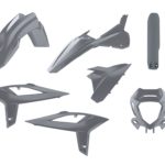 Kit plastiche POLISPORT Beta RR 2020–2022 nardo grey