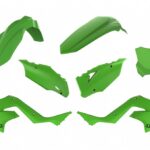 Kit plastiche restyling POLISPORT Kawasaki KX 2003–2008 verde KXF