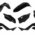 Kit plastiche restyling POLISPORT Kawasaki KX 2003–2008 nero KXF