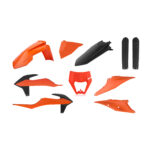 Kit plastiche POLISPORT KTM EXC EXC-F 2020–2023 arancione nero