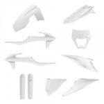 Kit plastiche POLISPORT KTM EXC EXC-F 2020–2023 bianco