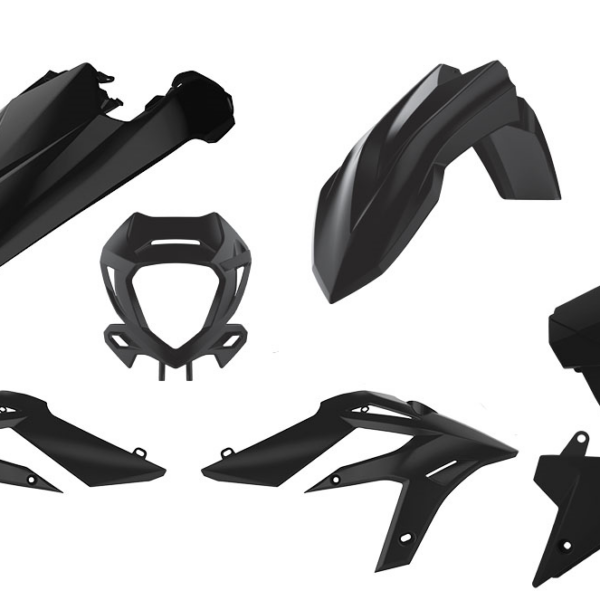Kit plastiche POLISPORT Beta Xtrainer 2020–2022 nero
