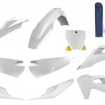 Kit plastiche POLISPORT Husqvarna TC FC 2019–2022 bianco blu
