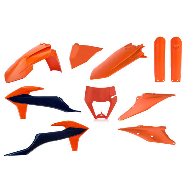 Kit plastiche POLISPORT KTM EXC EXC-F 2020–2023 arancione