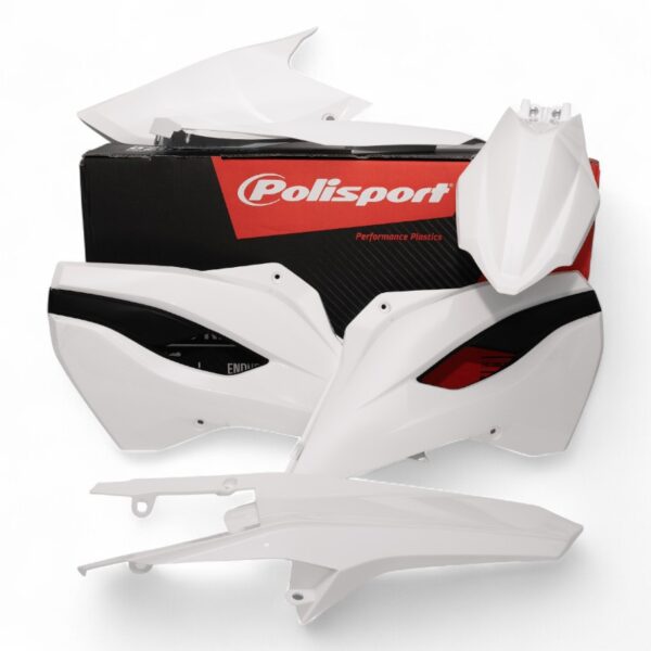 Kit plastiche POLISPORT Husqvarna FE TE 2015–2016 bianco