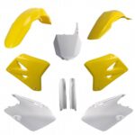 Kit plastiche POLISPORT Suzuki RM 2007–2012 giallo bianco
