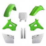 Kit plastiche POLISPORT Kawasaki KX 1996–1998 verde bianco
