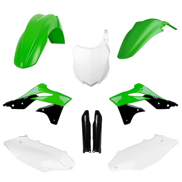 Kit plastiche POLISPORT Kawasaki KX 250F 2013–2016 verde nero