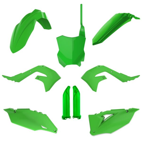 Kit plastiche POLISPORT Kawasaki KX 250F 450F 2019–2024 verde