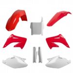 Kit plastiche POLISPORT Honda CR 2004–2007 rosso bianco