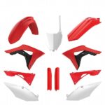 Kit plastiche POLISPORT Honda CRF 250R 450R 2017–2021 rosso bianco