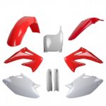 Kit plastiche POLISPORT Honda CRF 450R 2002–2003 rosso bianco