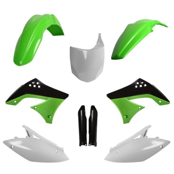 Kit plastiche POLISPORT Kawasaki KX 450F 2009–2011 verde bianco