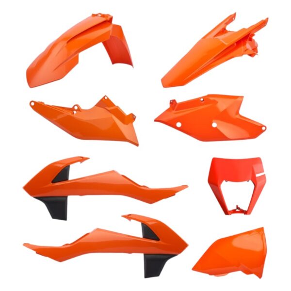 Kit plastiche POLISPORT KTM EXC 2017–2019 arancione nero