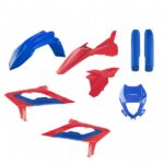 Kit plastiche POLISPORT Beta RR 2023–2024 rosso blu