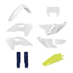 Kit plastiche POLISPORT Husqvarna FE/TE bianco giallo blu