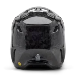 Casco Motocross FOX V3 RS Carbon Solid Nero Lucido - immagine 3