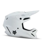 Casco Motocross FOX V3 Solid Bianco Opaco
