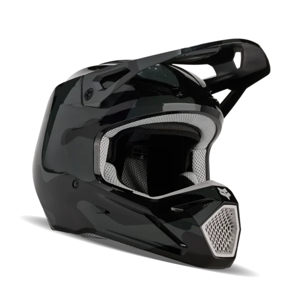 Casco Motocross FOX V1 Bnkr Nero Mimetico