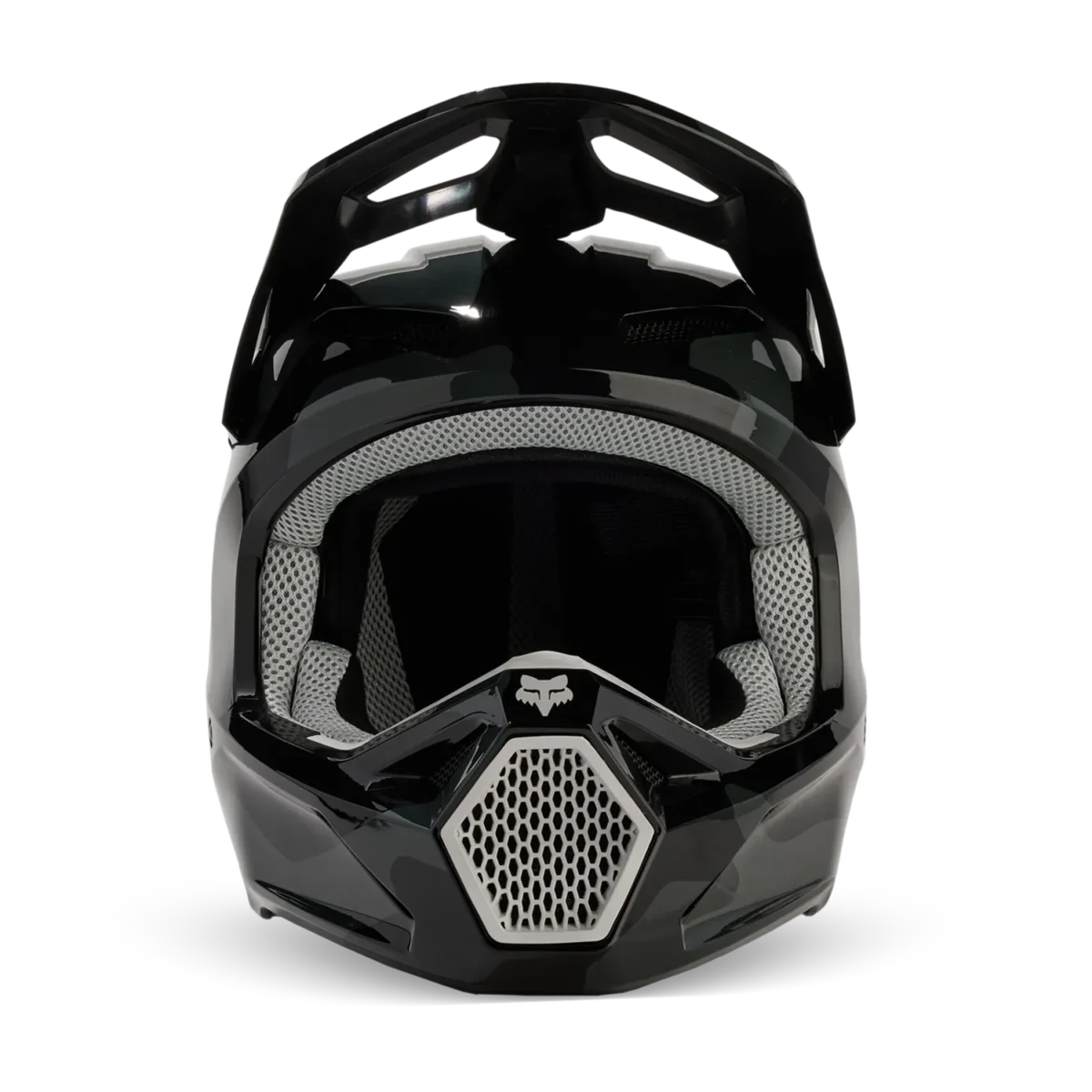 Casco Motocross FOX V1 Bnkr Nero Mimetico - immagine 3
