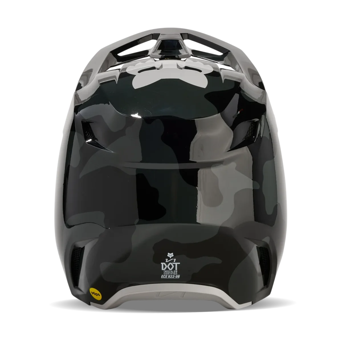Casco Motocross FOX V1 Bnkr Nero Mimetico - immagine 5