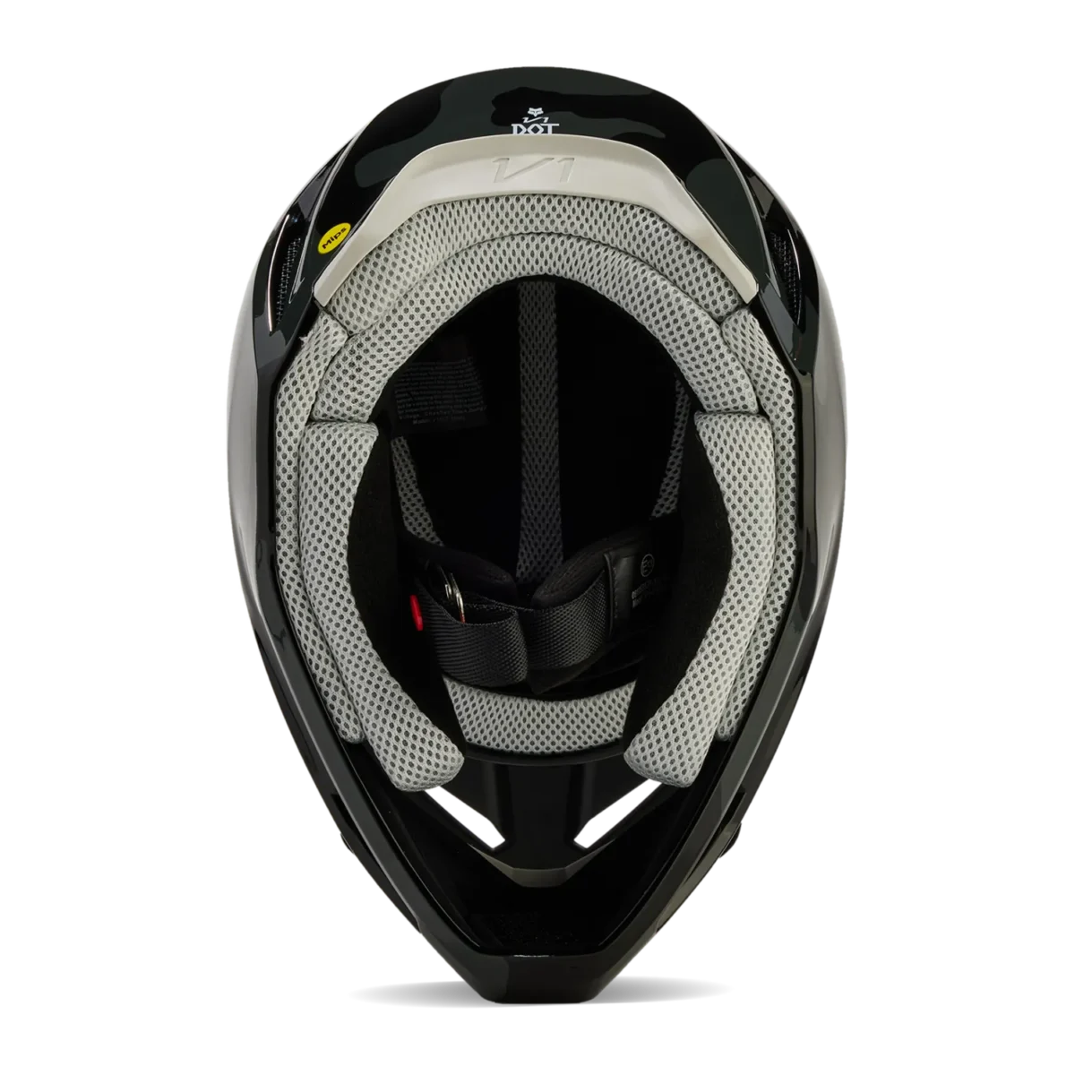 Casco Motocross FOX V1 Bnkr Nero Mimetico - immagine 6