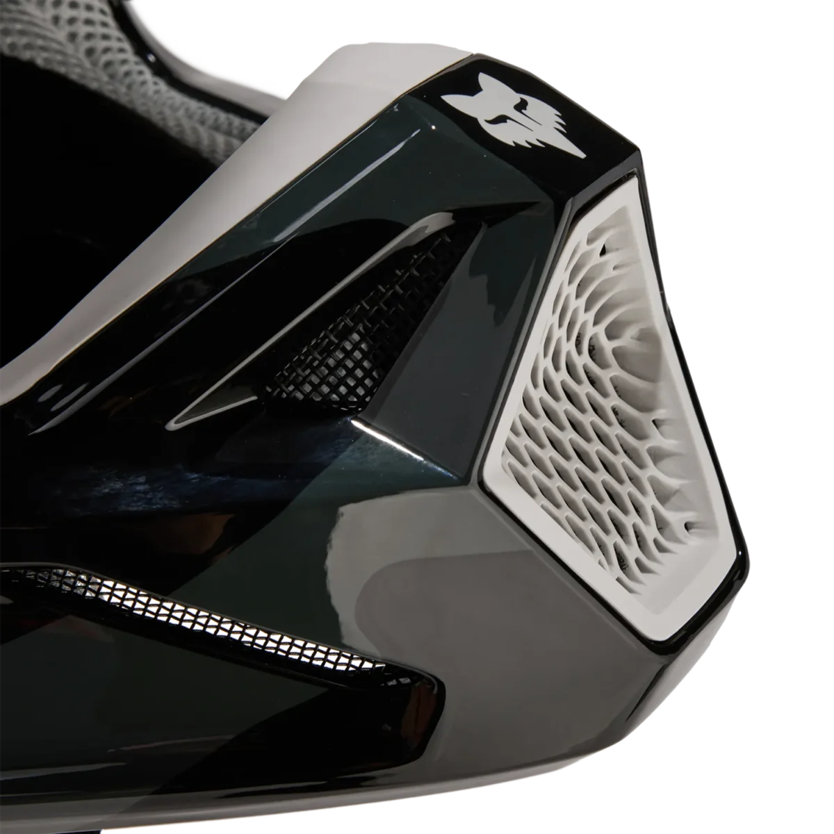 Casco Motocross FOX V1 Bnkr Nero Mimetico - immagine 8