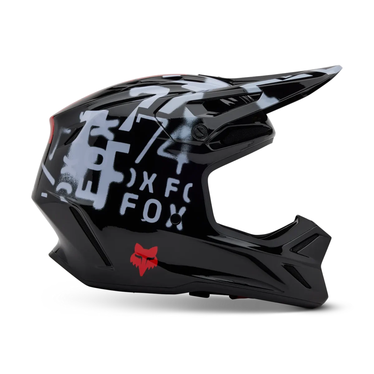 Casco Motocross FOX V3 Seventy4 Nero - immagine 2