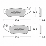 Pastiglie Freno Anteriori Nissin Honda Beta Racing