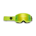 Maschera Motocross FOX Main Giallo fluorescente Lente Specchio