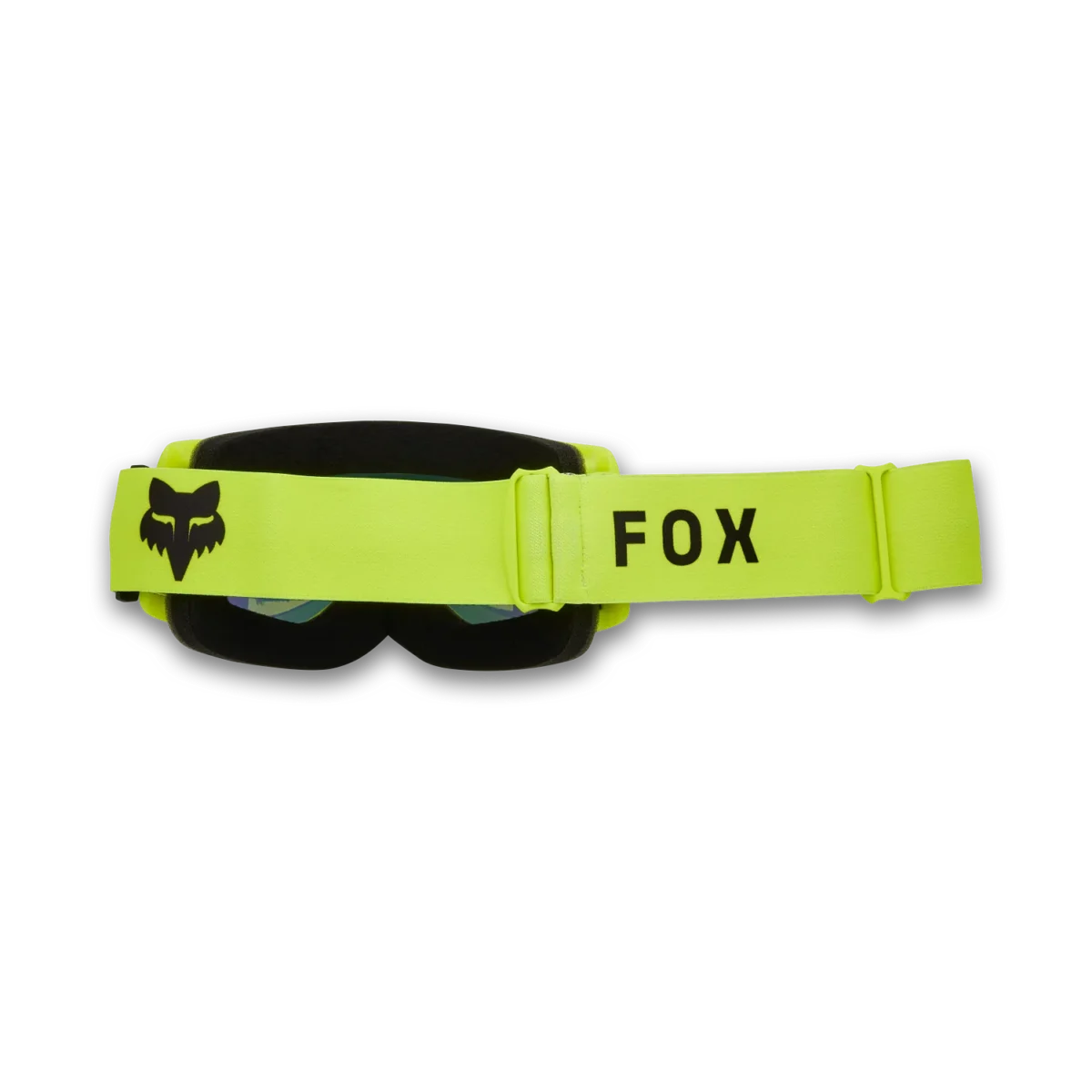Maschera Motocross FOX Main Giallo fluorescente Lente Specchio - immagine 2