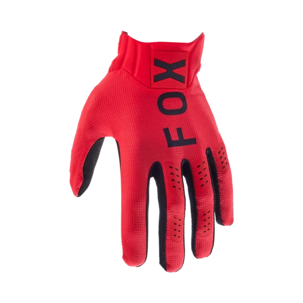 Guanti Motocross FOX Flexair Rosso Fluo