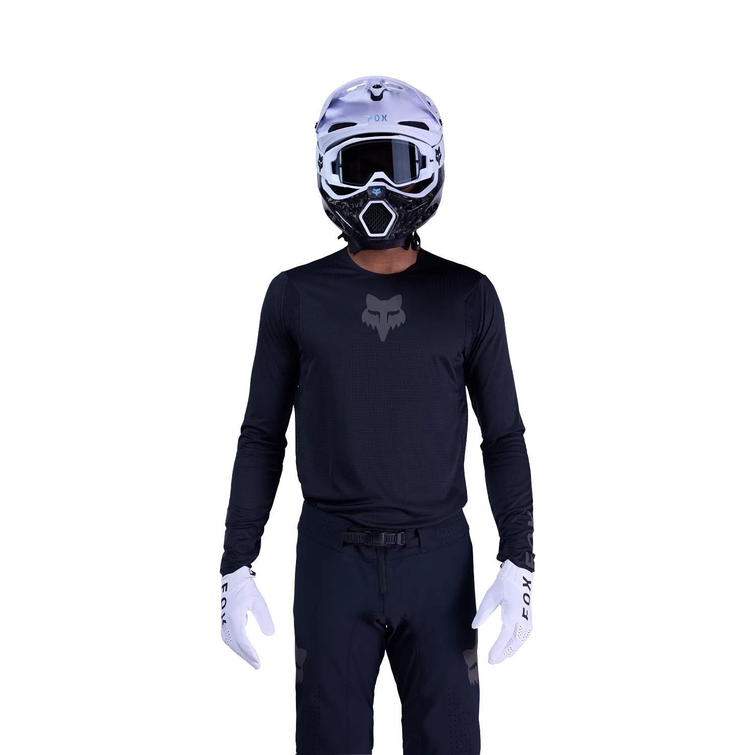 36319_001_3 Completo motocross FOX Flexair Blackout – Nero - immagine 1
