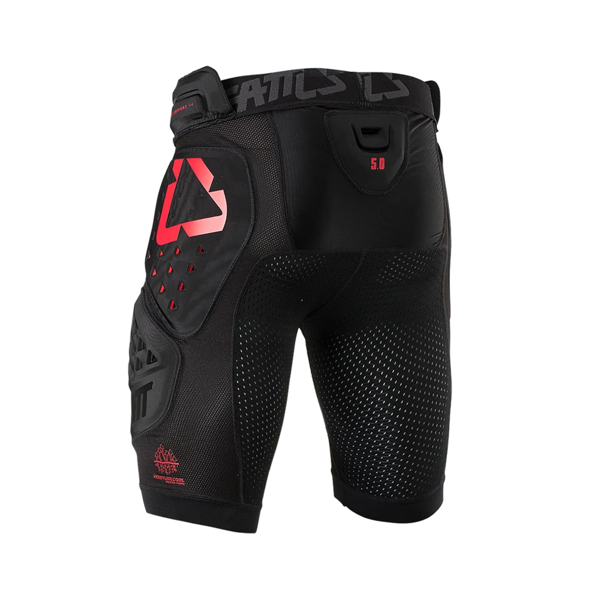 Pantaloncini protettivi Leatt 3DF 5.0 Impact – Nero - immagine 2