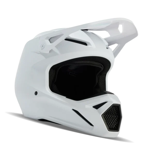 Casco Motocross FOX V1 Solid Bianco