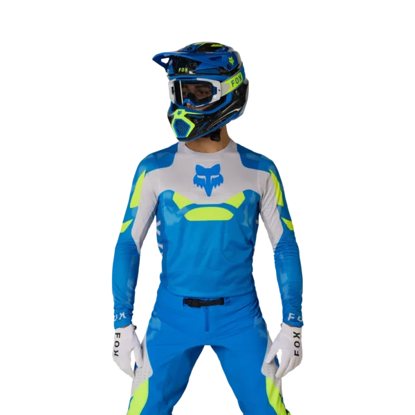 Completo motocross FOX Flexair Tactile – Blue Jewel