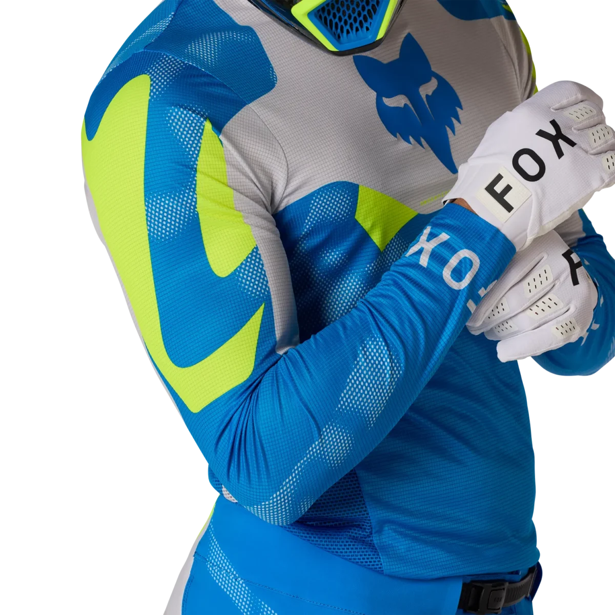 Completo motocross FOX Flexair Tactile – Blue Jewel - immagine 4