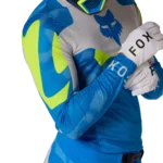 Completo motocross FOX Flexair Tactile – Blue Jewel - immagine 4