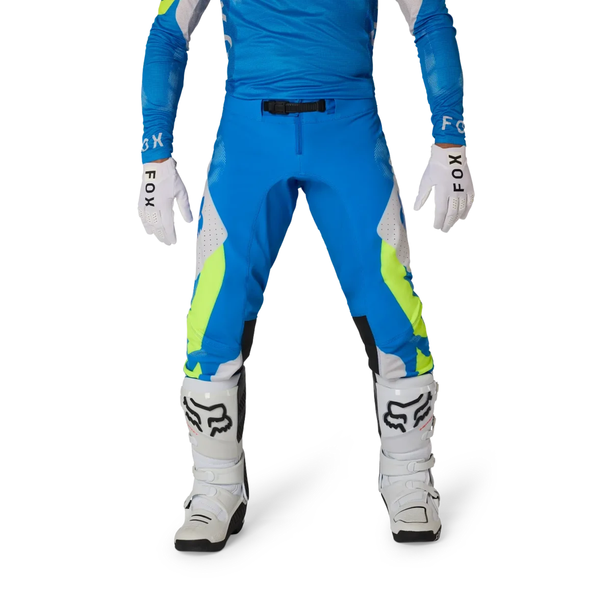 Completo motocross FOX Flexair Tactile – Blue Jewel - immagine 7