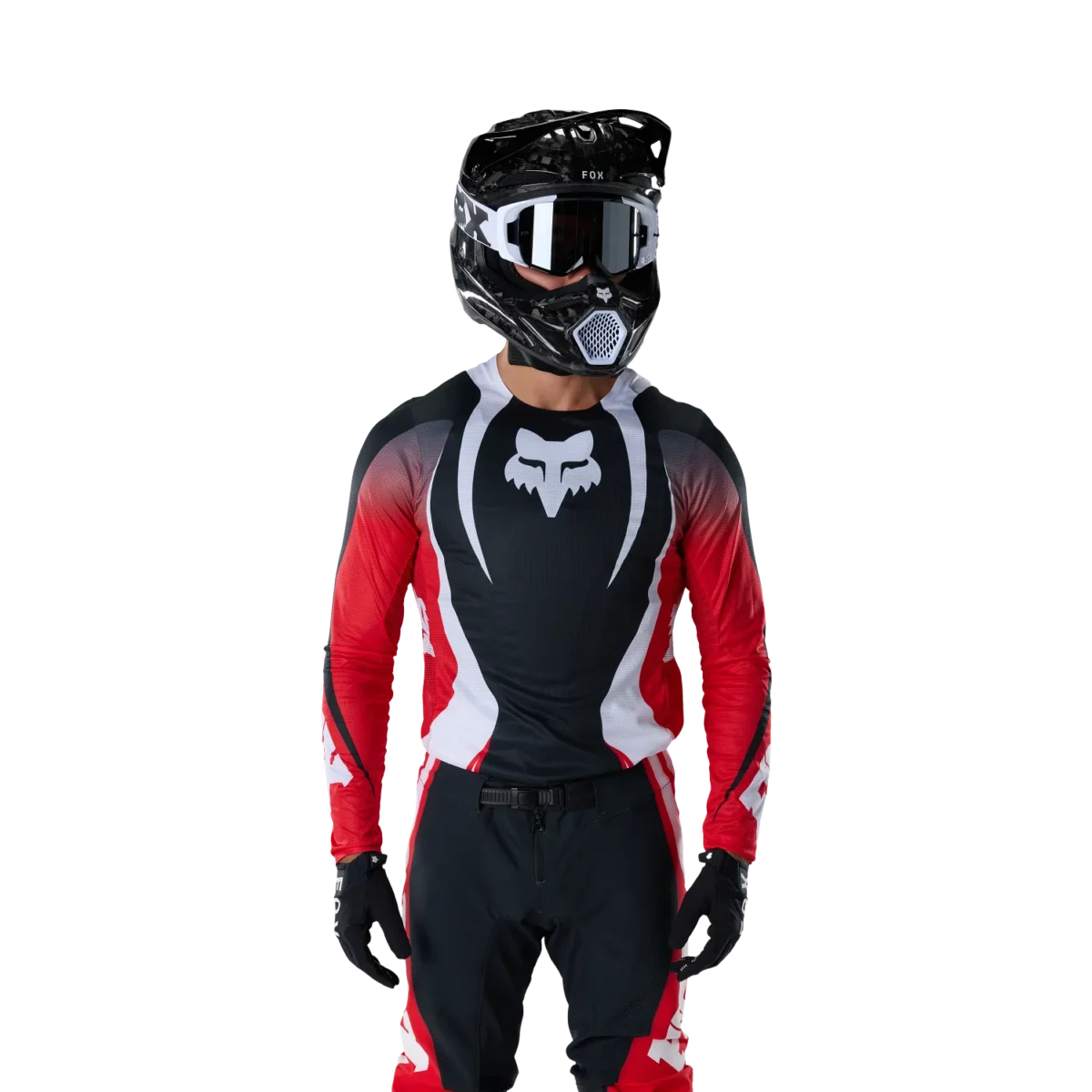 Completo motocross FOX Flexair Thorn – Rosso - immagine 10