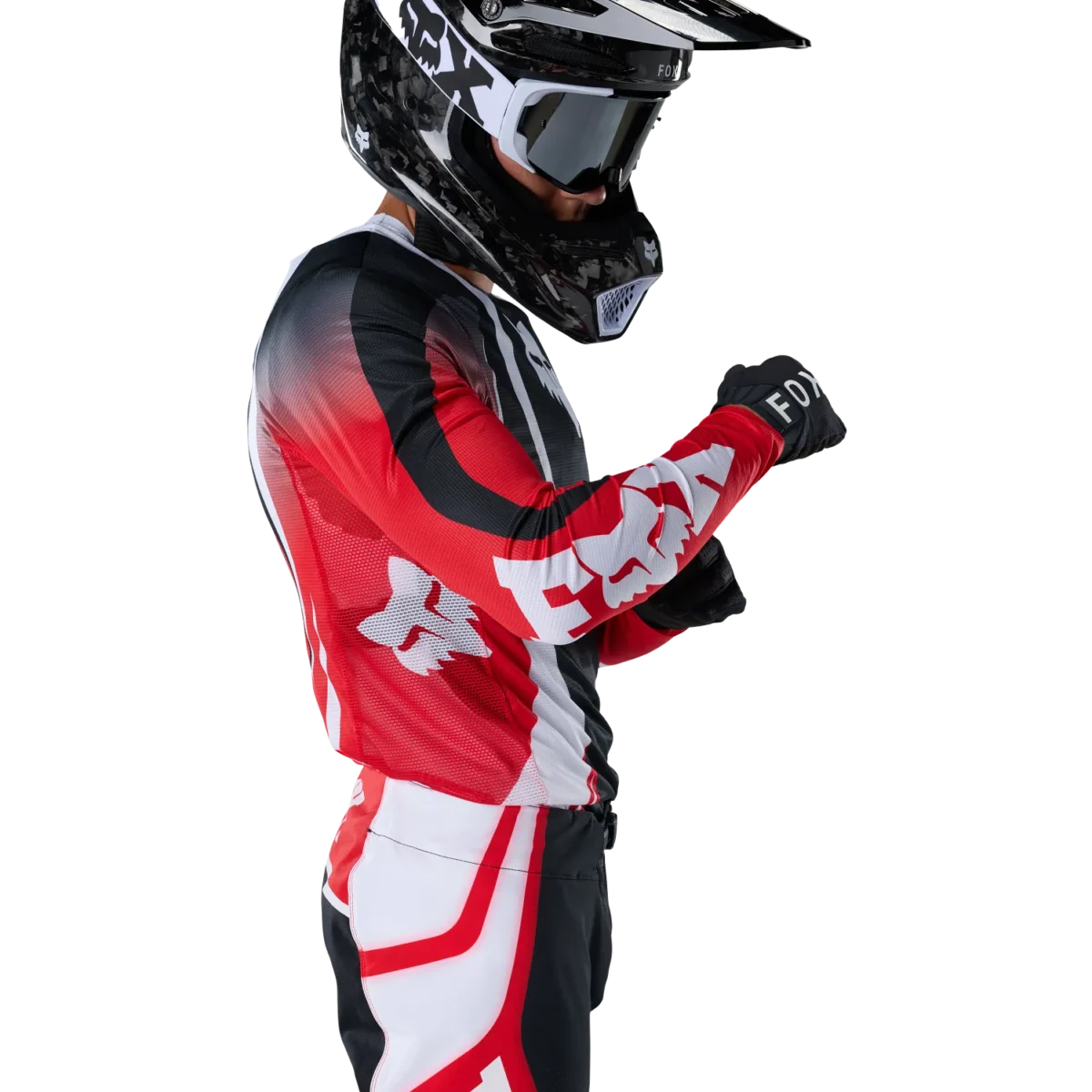 Completo motocross FOX Flexair Thorn – Rosso - immagine 4