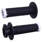 Manopole ODI V2 Nomad Lock-On D3O – Nero/Bianco